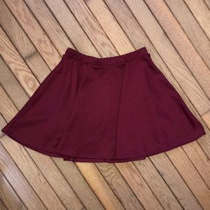 🔴 Maroon A-Line Skirt!